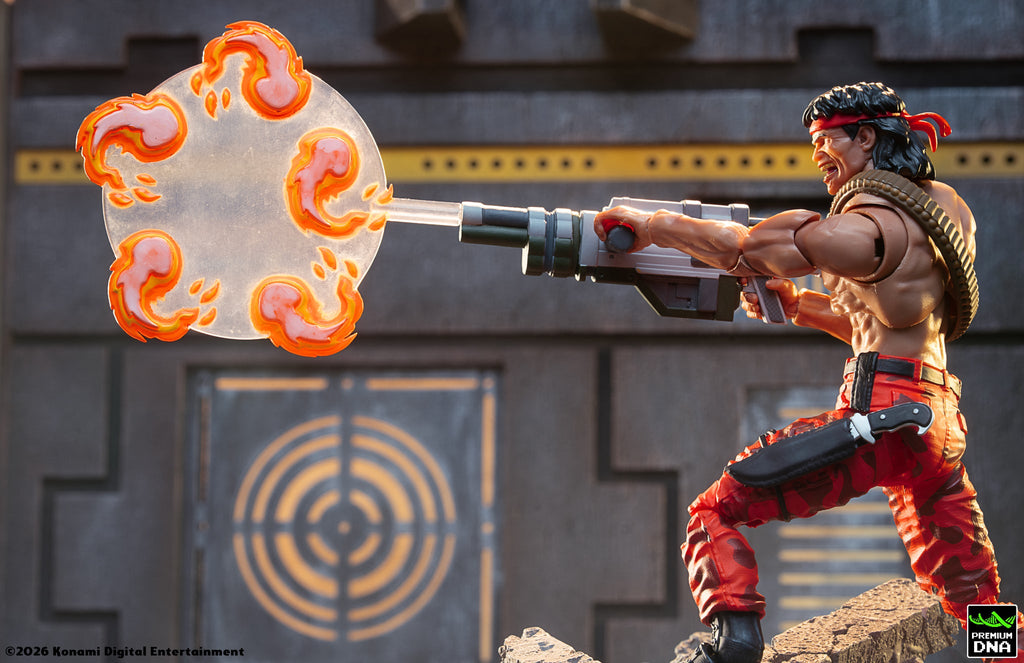 Contra (NES) - Lance Bean MAXIMUM PAYLOAD 1/12 Scale Signature Series Action Figure Set