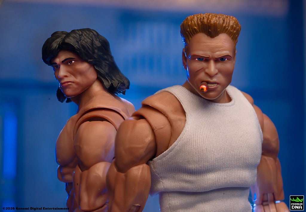 Contra (ARCADE) - Bill Rizer + Lance Bean MAXIMUM PAYLOAD 1/12 Scale Signature Series Action Figure Set (LIMITED EDITION 1/750)
