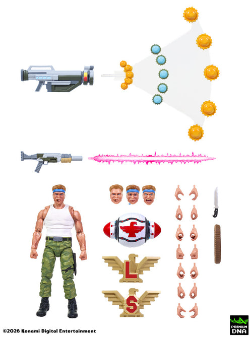 Contra - Complete Bundle (Standard + Limited Edition) - MAXIMUM PAYLOAD 1/12 Scale Signature Series Action Figure Sets
