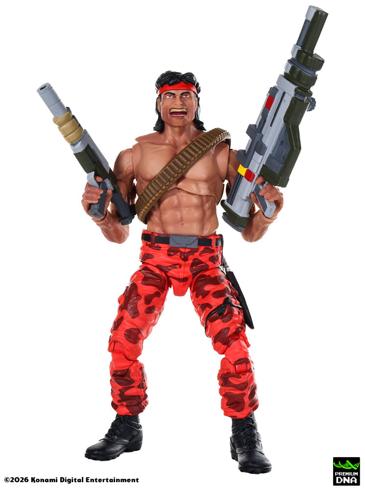 Contra (NES) - Lance Bean MAXIMUM PAYLOAD 1/12 Scale Signature Series Action Figure Set