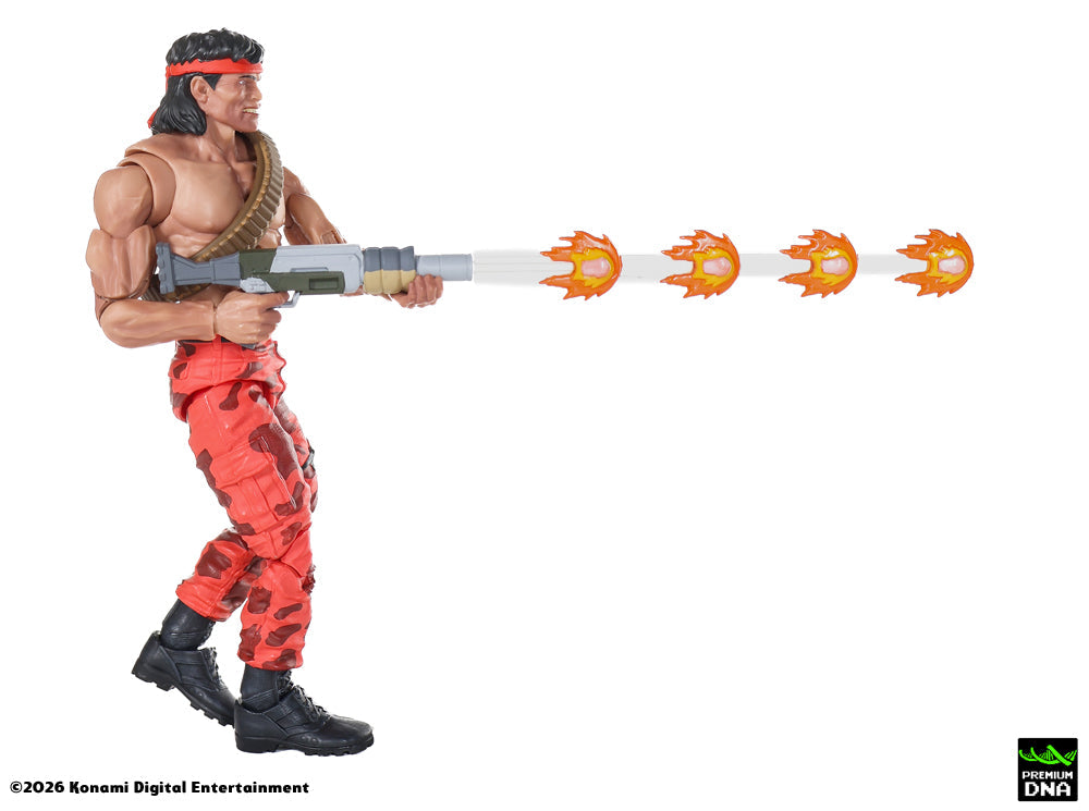 Contra (NES) - Lance Bean MAXIMUM PAYLOAD 1/12 Scale Signature Series Action Figure Set