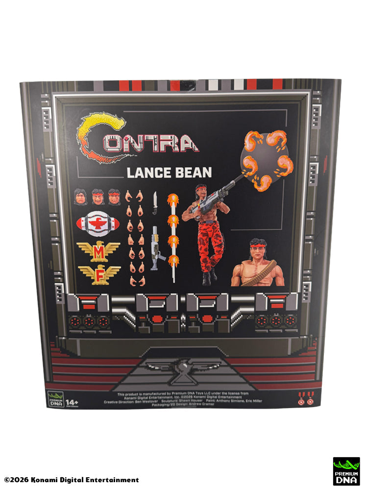 Contra (NES) - Lance Bean MAXIMUM PAYLOAD 1/12 Scale Signature Series Action Figure Set