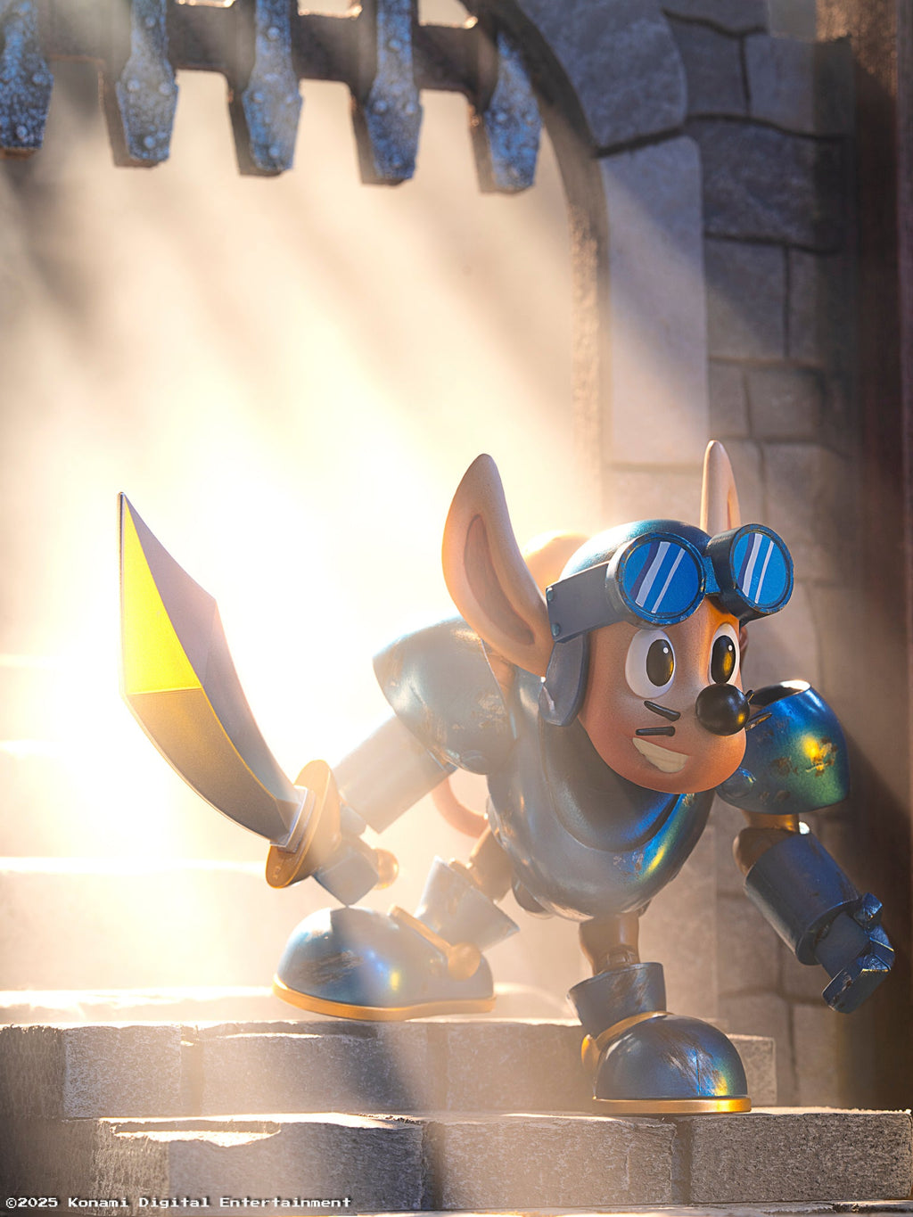 Rocket Knight Adventures - Sparkster (LE Battle Damage Variant) 1/12 Scale Signature Collection Action Figure