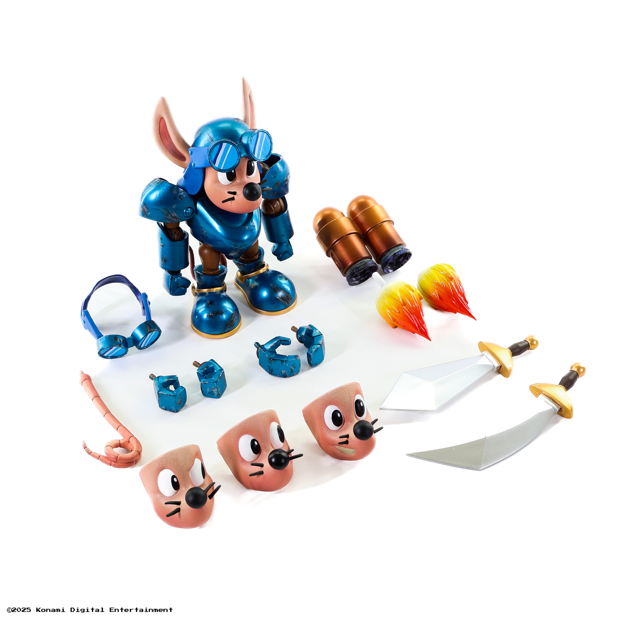 Rocket Knight Adventures - Sparkster (LE Battle Damage Variant) 1/12 Scale Signature Collection Action Figure