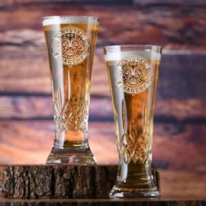 Logo Crystal Pilsner Glass